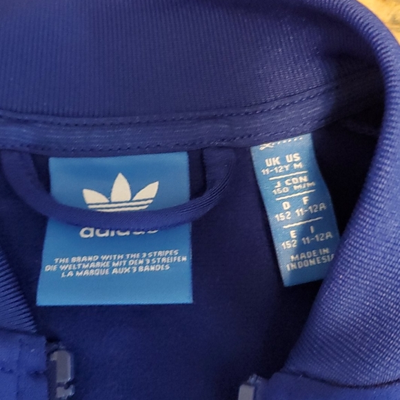 Adidas Track Jacket 10 12 Medium - Picture 3 of 4